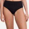 Chantelle Soft Stretch Stripes Black High Waist Thong